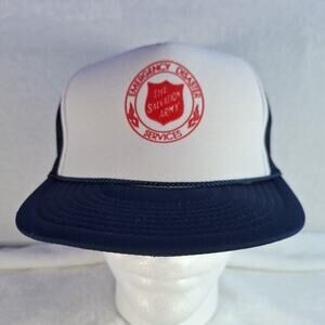 SALVATION ARMY Emergency Disaster Services Cap Trucker Hat Snapback Meshback